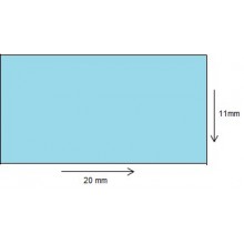 Etiquettes 20x11mm Enlevable Couleurs 