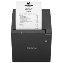 Imprimante thermique Epson TM-m30III, 8 pts/mm (203 dpi), massicot, USB, USB-C, Ethernet, noir