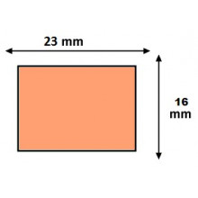 Étiquettes 23x16mm Couleurs Fluo pour Étiqueteuse Sato PB DUO 20
