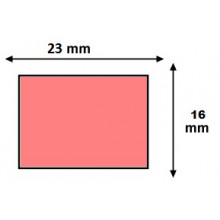 Étiquettes 23x16mm Couleurs Fluo pour Étiqueteuse Sato PB DUO 20