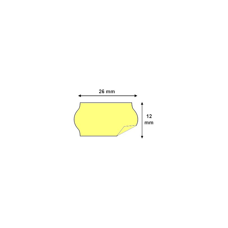 Étiquettes 18x16mm Couleurs pour Étiqueteuse Sato PB DUO 16