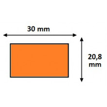 Étiquettes 30x20,8mm Couleurs pour Étiqueteuse Sato PB 3-208