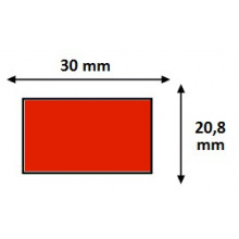 Étiquettes 30x20,8mm Couleurs pour Étiqueteuse Sato PB 3-208